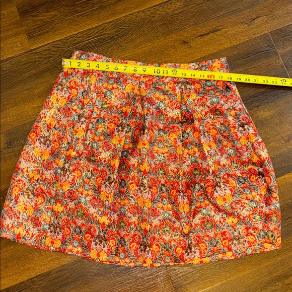 ANTHROPOLOGIE MAEVE ROSIA SKIRT BROCADE FLORAL METALLIC NEW SZ XL - Picture 11 of 15